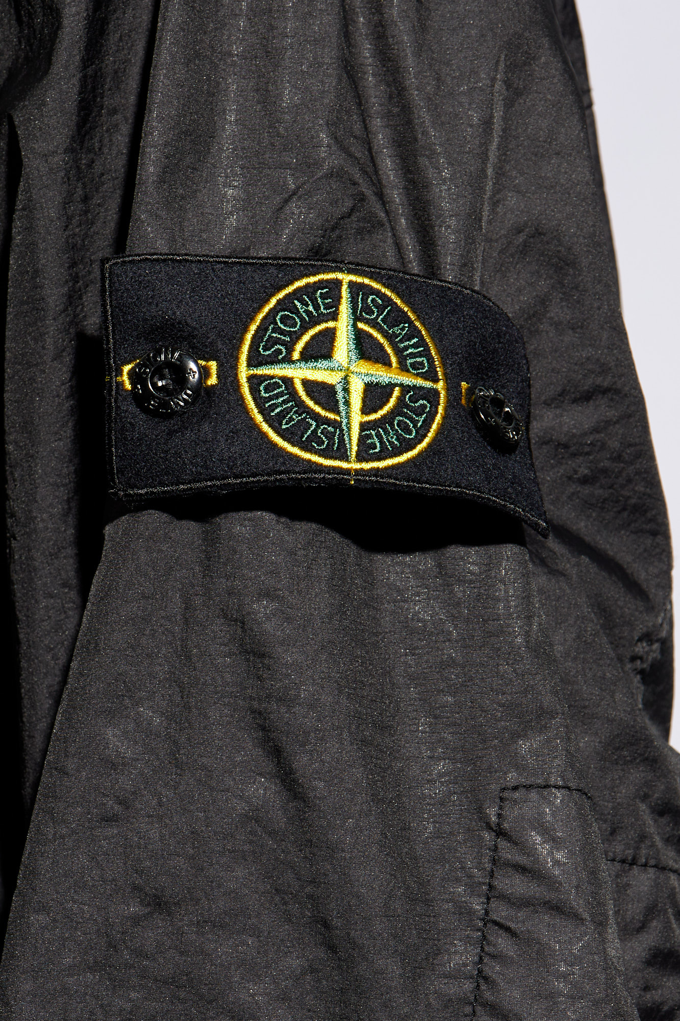 Black Jacket with logo Stone Island - Vitkac Canada